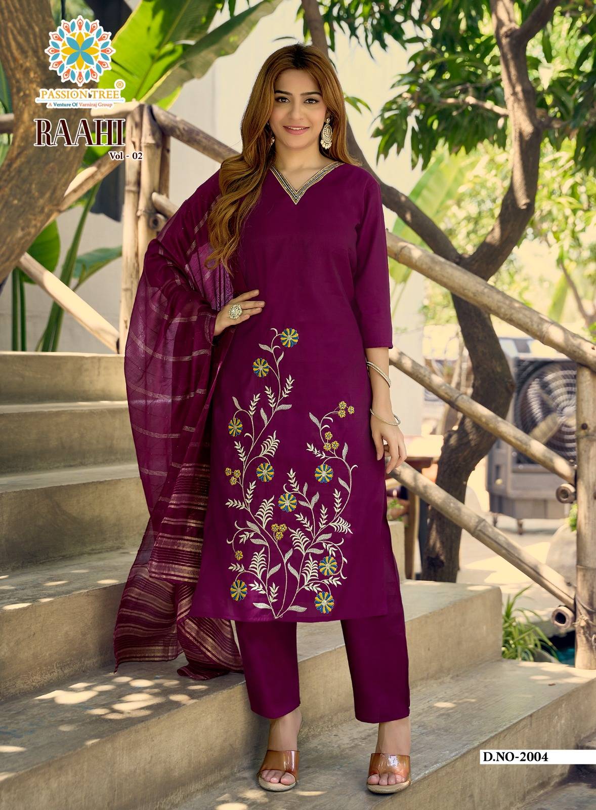 RAAHI VOL-2 By Passion Tree 2001 To 2008 Series Stylish Beautiful Colourful ROMAN SILK Dresses At Wholesale Price